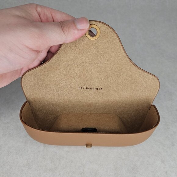 Ray-Ban Meta Headliner Smart Glasses GEN 1 Translucent Brown and Gray Box Case - Picture 16 of 16